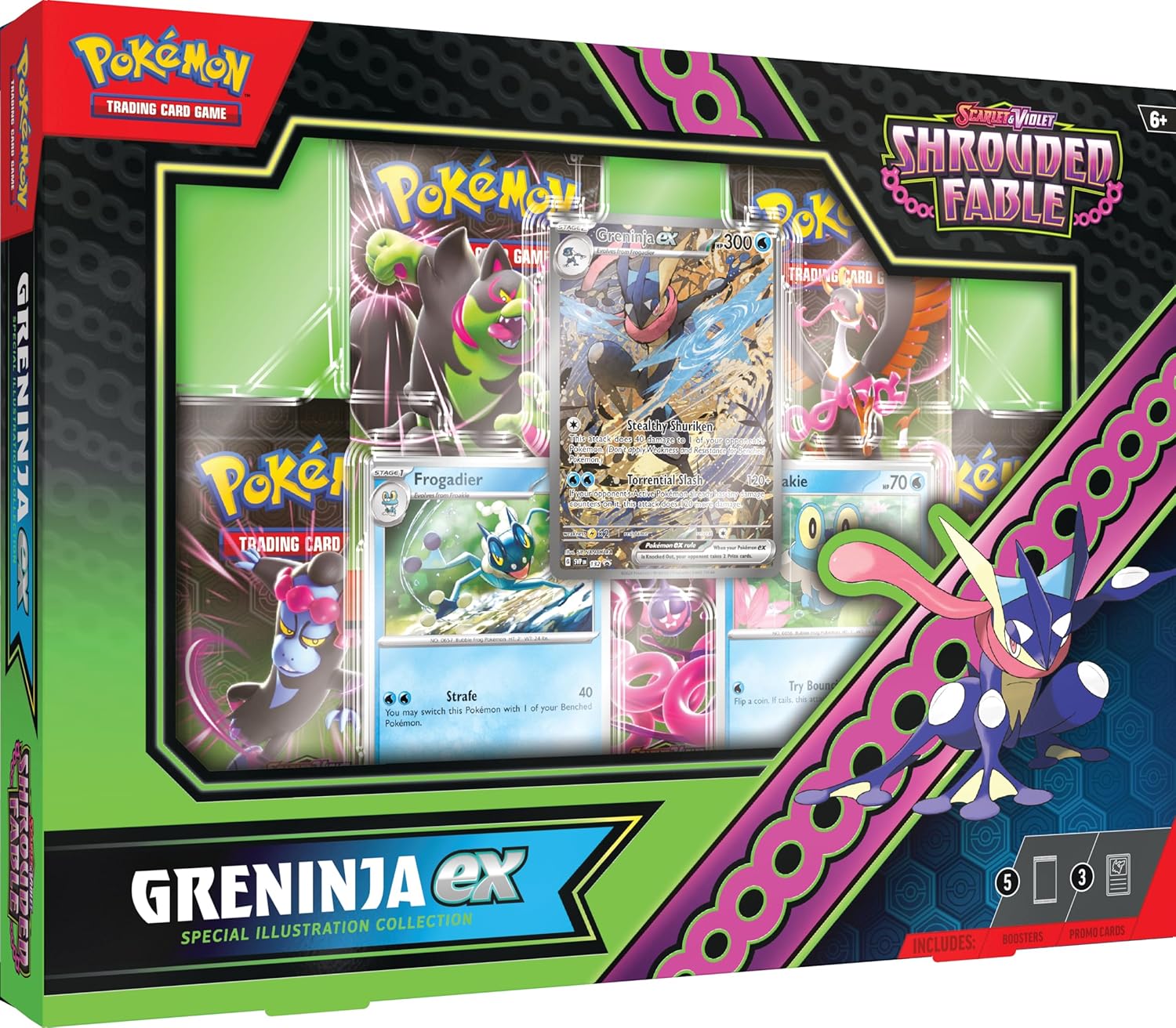 Pokémon TCG: Shrouded Fable Greninja ex Special Illustration Collection