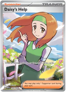 Scarlet & Violet 151 – Daisy’s Help (Full Art Trainer)