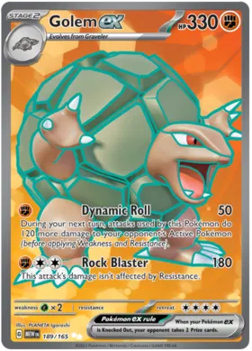Scarlet & Violet 151 – Golem ex (Full Art)