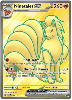 Scarlet & Violet 151 – Ninetales ex (Full Art)