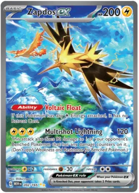 Scarlet & Violet 151 – Zapdos ex (Special Illustration Rare)