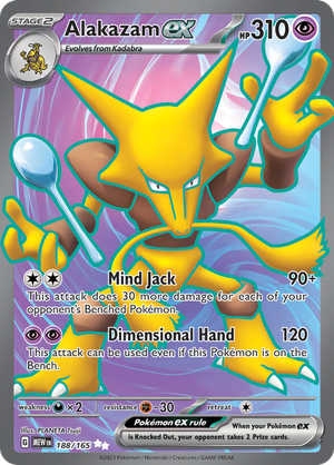 Scarlet & Violet 151 – Alakazam ex (Full Art)